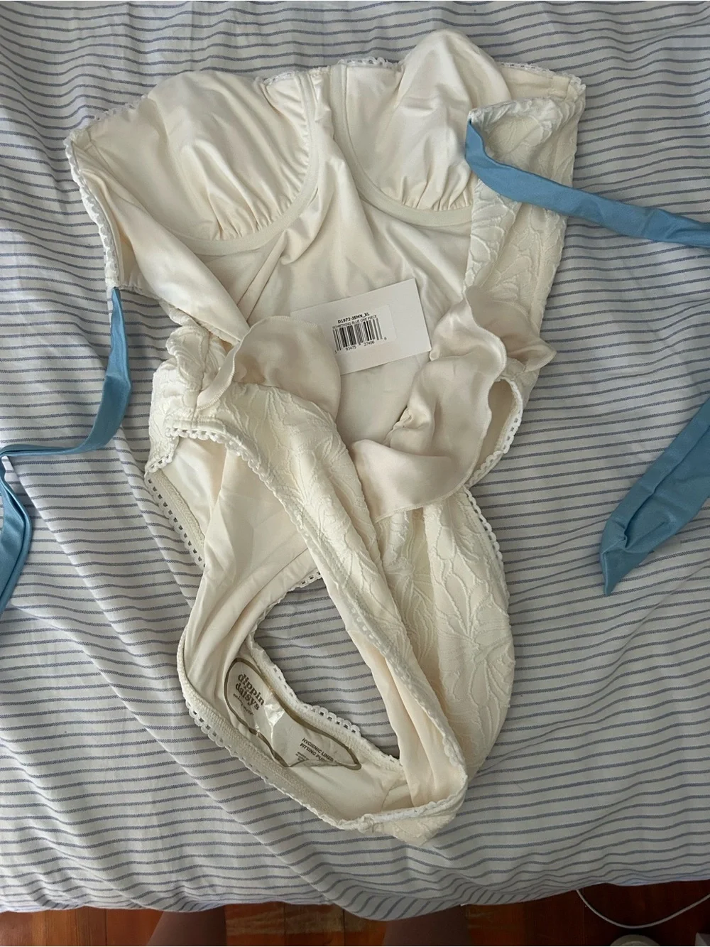 Never Worn Dippin Daisys Something Blue Super Cheeky One Piece